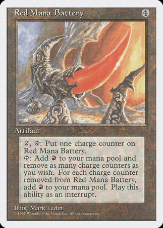 Red Mana Battery [Fourth Edition] | Cracking-Singles