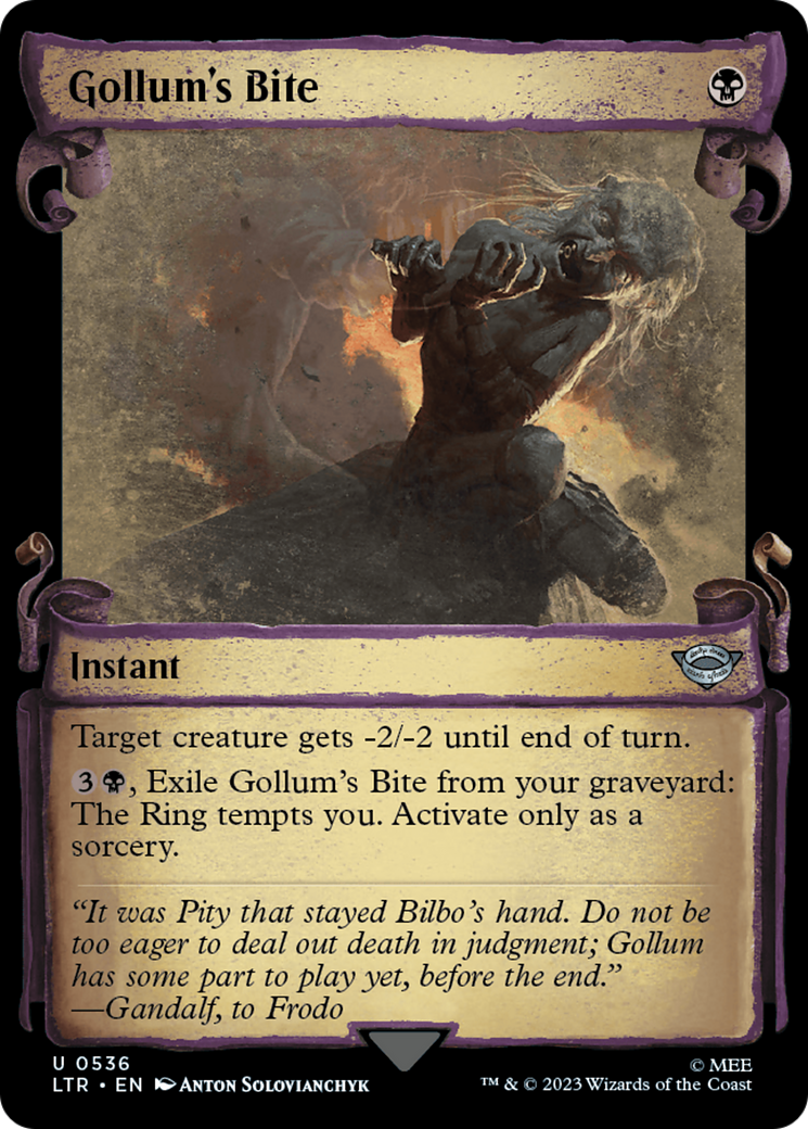 Gollum's Bite [The Lord of the Rings: Tales of Middle-Earth Showcase Scrolls] | Cracking-Singles