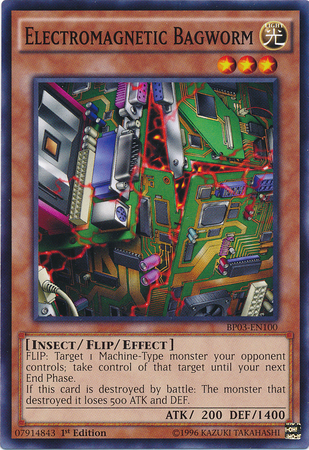 Electromagnetic Bagworm [BP03-EN100] Common | Cracking-Singles