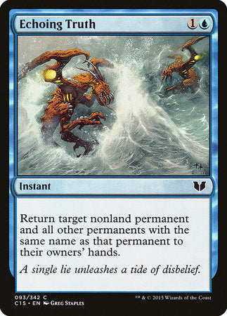 Echoing Truth [Commander 2015] | Cracking-Singles