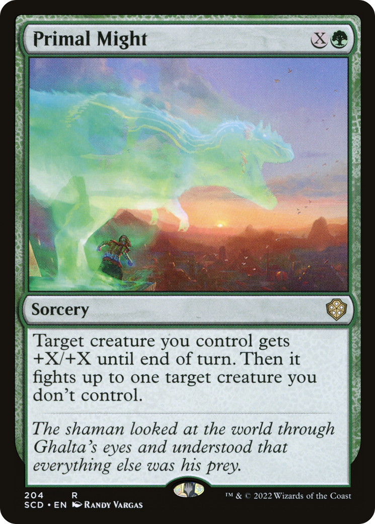 Primal Might [Starter Commander Decks] | Cracking-Singles