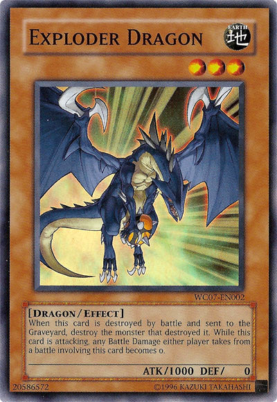 Exploder Dragon [WC07-EN002] Super Rare | Cracking-Singles