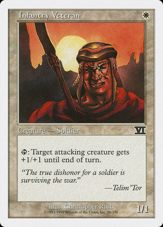 Infantry Veteran [Classic Sixth Edition] | Cracking-Singles