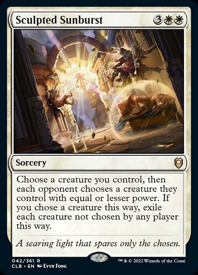 Sculpted Sunburst [Commander Legends: Battle for Baldur's Gate] | Cracking-Singles