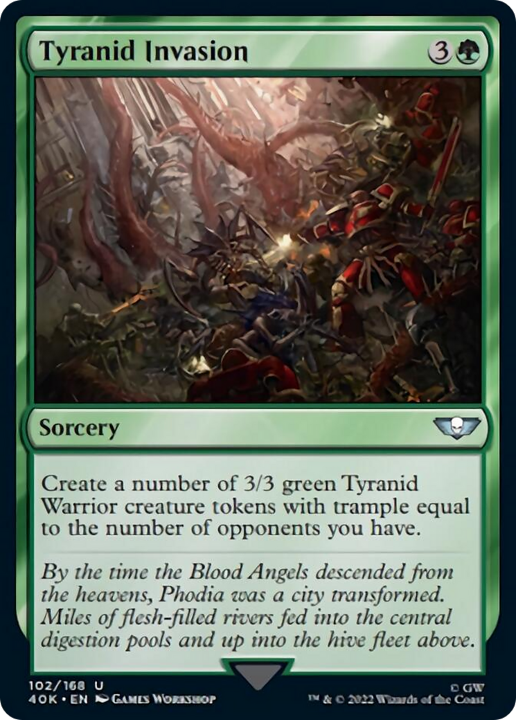 Tyranid Invasion (Surge Foil) [Universes Beyond: Warhammer 40,000] | Cracking-Singles