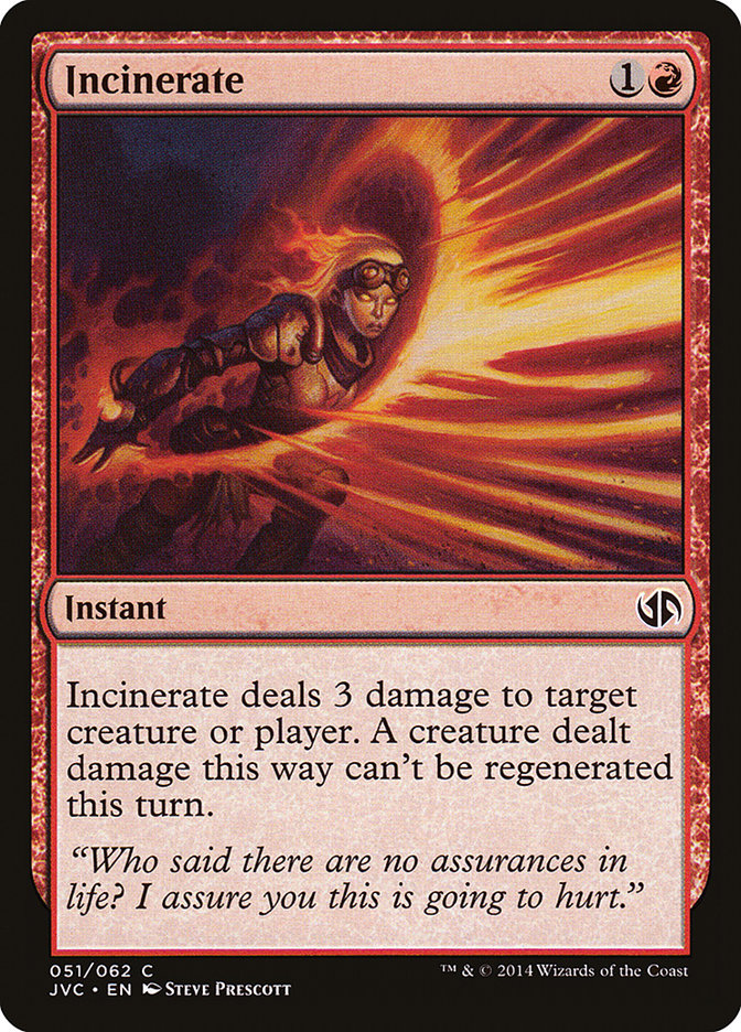 Incinerate [Duel Decks Anthology] | Cracking-Singles