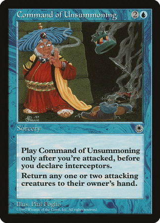 Command of Unsummoning [Portal] | Cracking-Singles