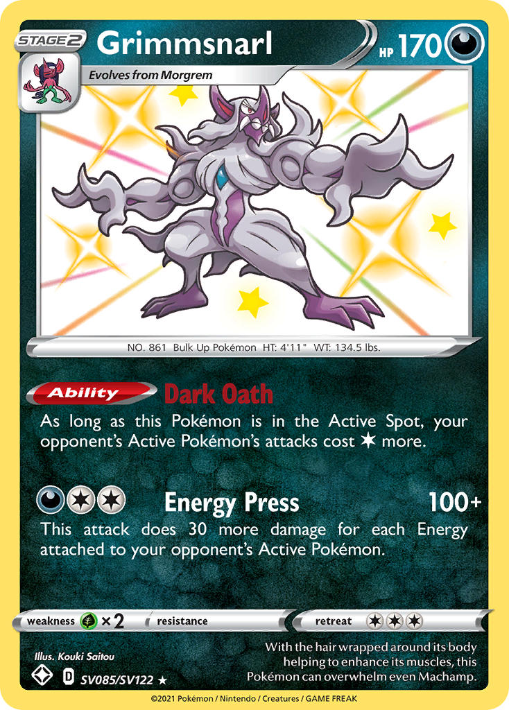 Grimmsnarl (SV085/SV122) [Sword & Shield: Shining Fates] | Cracking-Singles