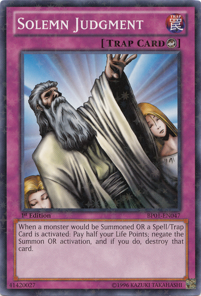 Solemn Judgment [BP01-EN047] Starfoil Rare | Cracking-Singles