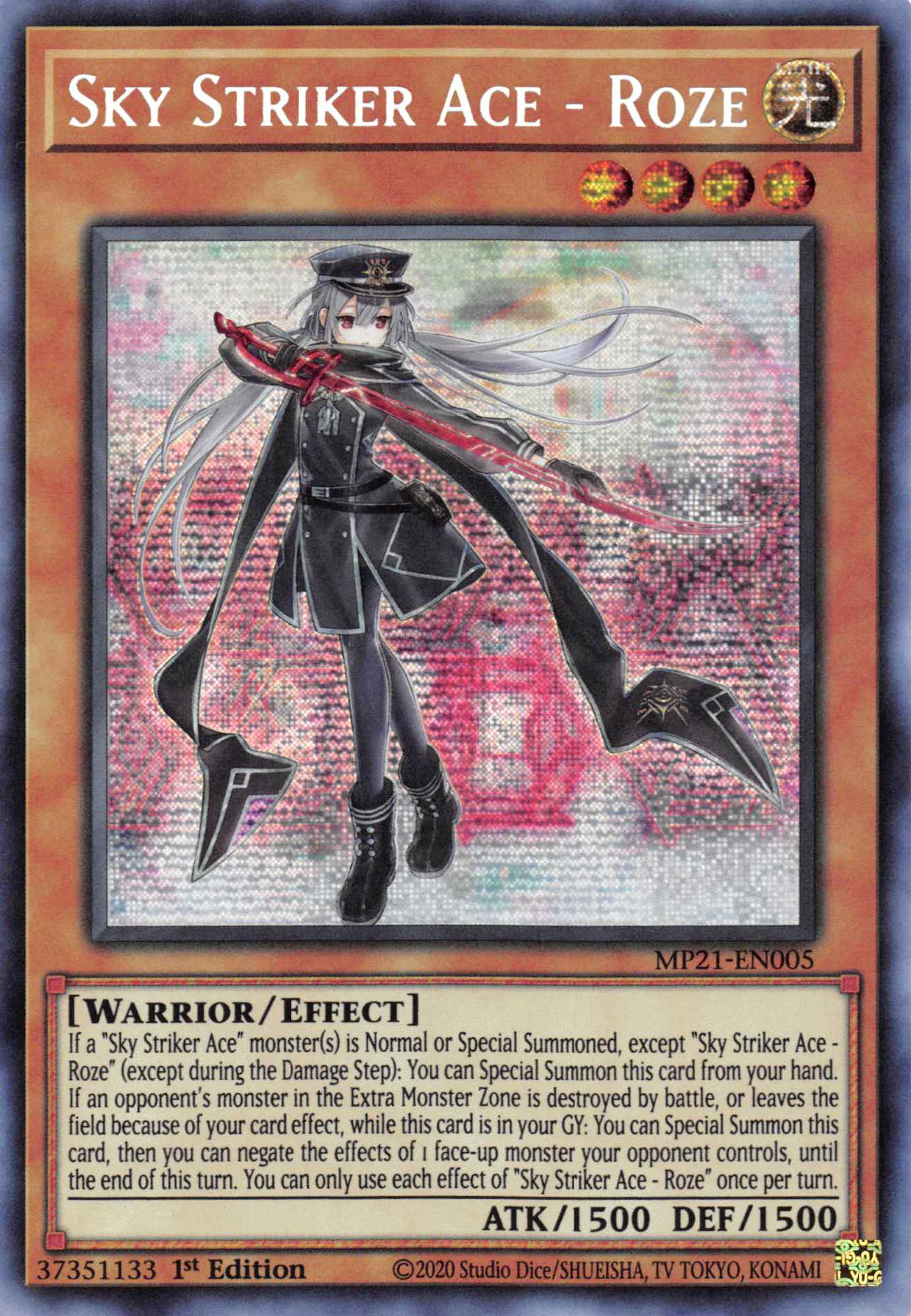 Sky Striker Ace - Roze [MP21-EN005] Prismatic Secret Rare | Cracking-Singles