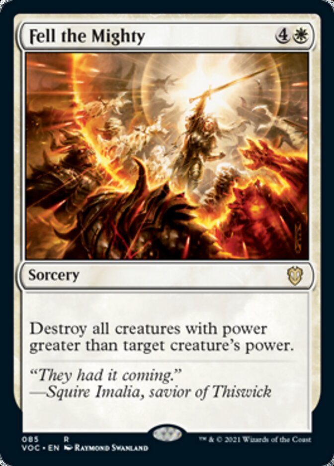 Fell the Mighty [Innistrad: Crimson Vow Commander] | Cracking-Singles