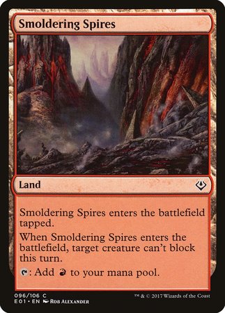 Smoldering Spires [Archenemy: Nicol Bolas] | Cracking-Singles