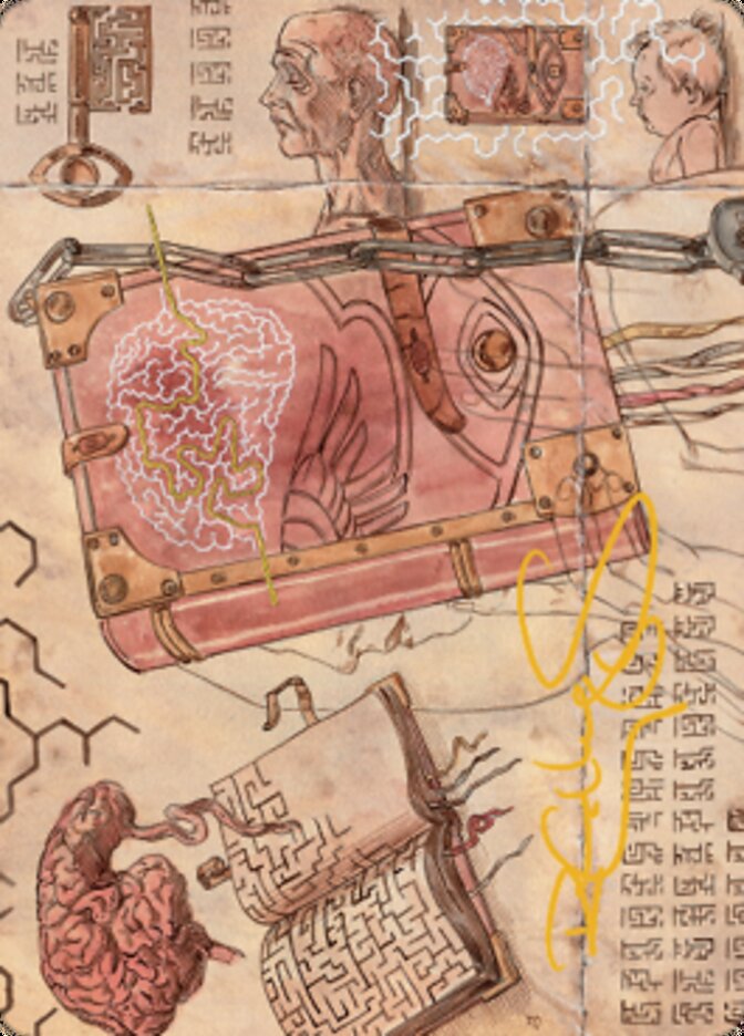 Mazemind Tome Art Card (Gold-Stamped Signature) [The Brothers' War Art Series] | Cracking-Singles