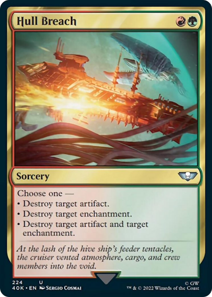 Hull Breach (Surge Foil) [Universes Beyond: Warhammer 40,000] | Cracking-Singles
