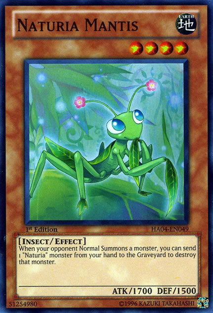 Naturia Mantis [HA04-EN049] Super Rare | Cracking-Singles