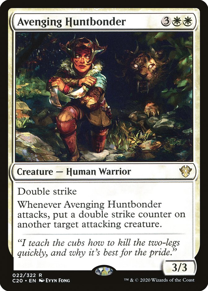Avenging Huntbonder [Commander 2020] | Cracking-Singles