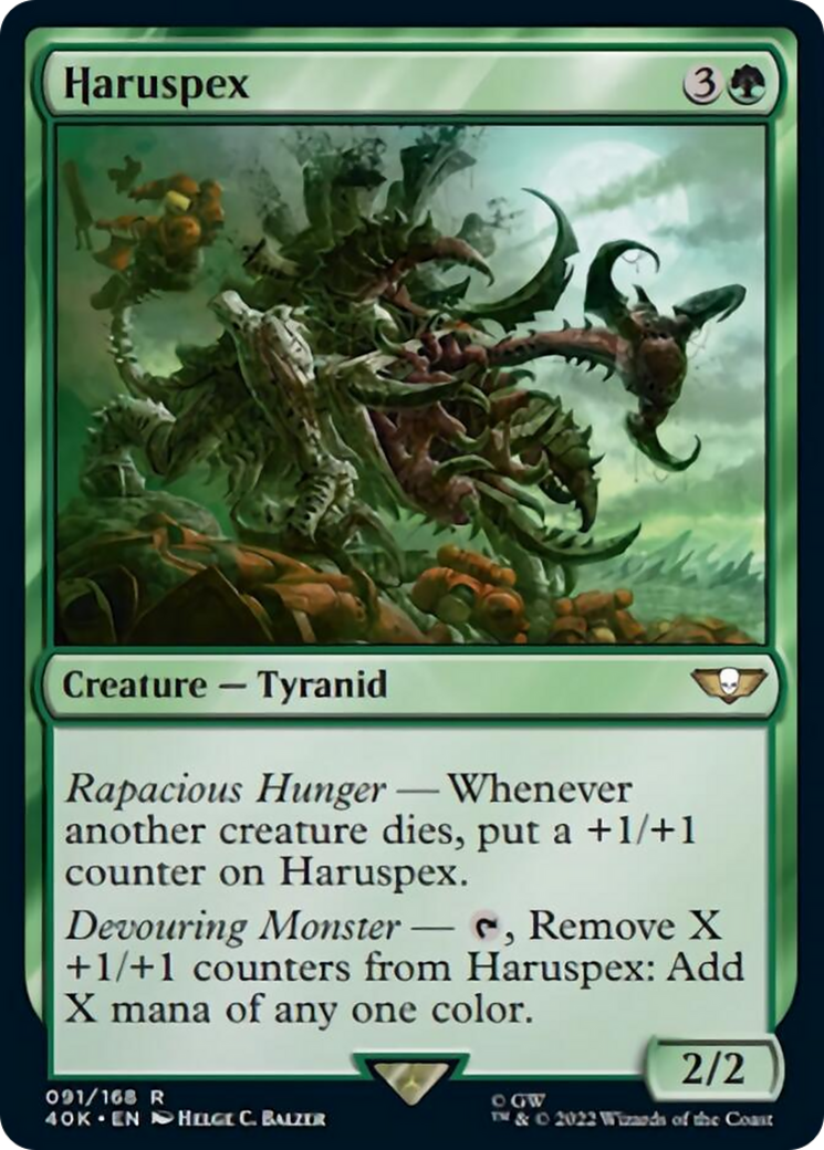 Haruspex (Surge Foil) [Universes Beyond: Warhammer 40,000] | Cracking-Singles