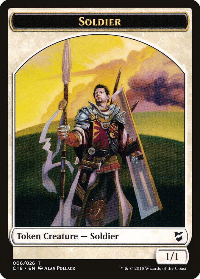 Soldier [Commander 2018 Tokens] | Cracking-Singles