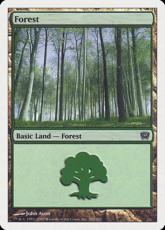 Forest (350) [Ninth Edition] | Cracking-Singles