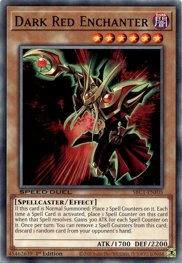 Dark Red Enchanter [SBC1-ENF05] Common | Cracking-Singles