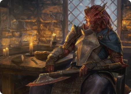 Jaded Sell-Sword Art Card [Dungeons & Dragons: Adventures in the Forgotten Realms Art Series] | Cracking-Singles