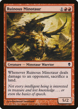 Ruinous Minotaur [Zendikar] | Cracking-Singles