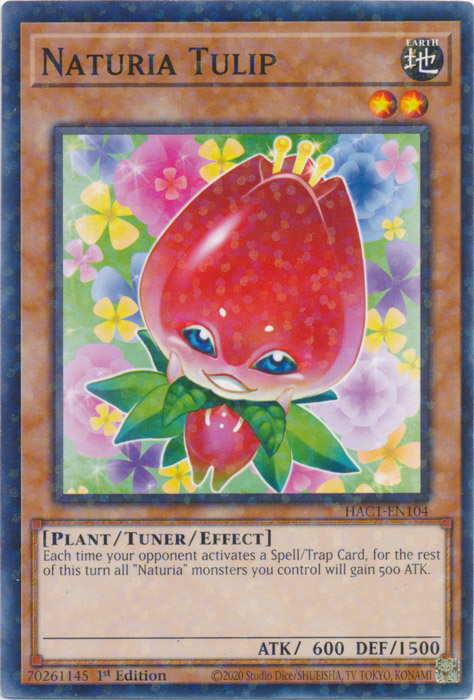 Naturia Tulip (Duel Terminal) [HAC1-EN104] Common | Cracking-Singles