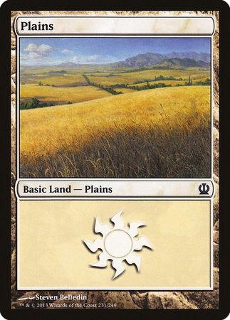 Plains (231) [Theros] | Cracking-Singles