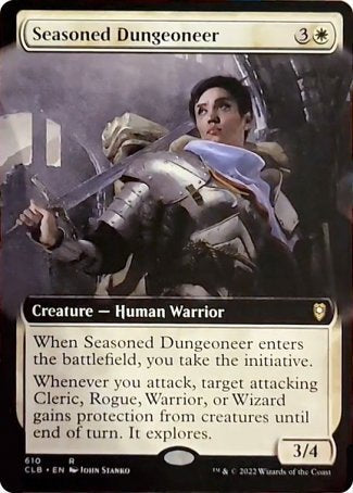 Seasoned Dungeoneer (Extended Art) [Commander Legends: Battle for Baldur's Gate] | Cracking-Singles