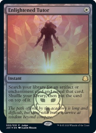 Enlightened Tutor [Judge Gift Cards 2020] | Cracking-Singles