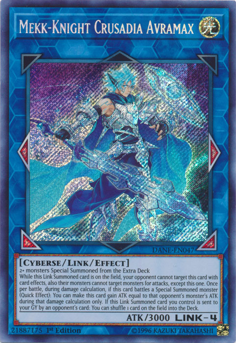 Mekk-Knight Crusadia Avramax [DANE-EN047] Secret Rare | Cracking-Singles