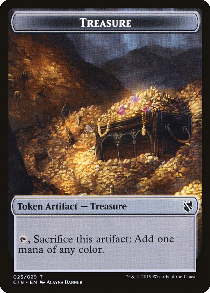 Treasure [Commander 2019 Tokens] | Cracking-Singles