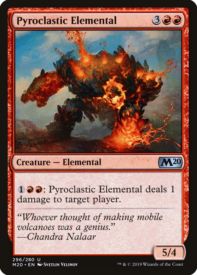 Pyroclastic Elemental [Core Set 2020] | Cracking-Singles