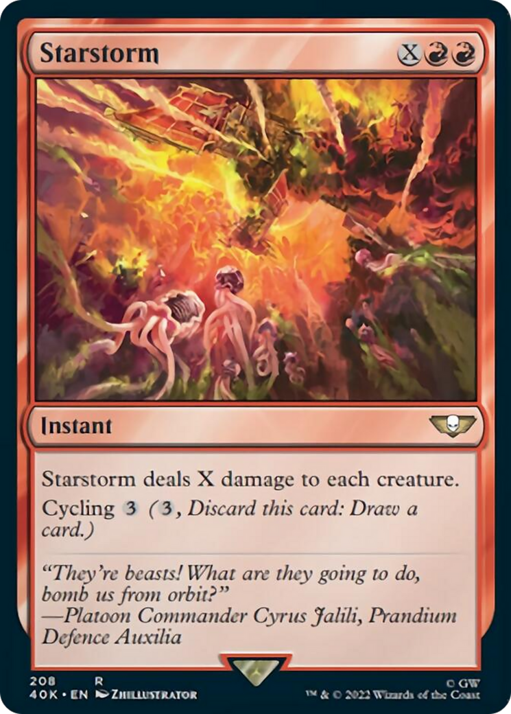 Starstorm (Surge Foil) [Universes Beyond: Warhammer 40,000] | Cracking-Singles