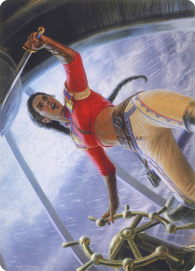 Sisay, Weatherlight Captain (Art Series) [Art Series: Modern Horizons] | Cracking-Singles