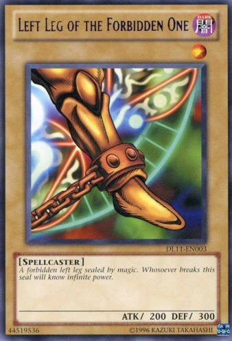 Left Leg of the Forbidden One (Purple) [DL11-EN003] Rare | Cracking-Singles