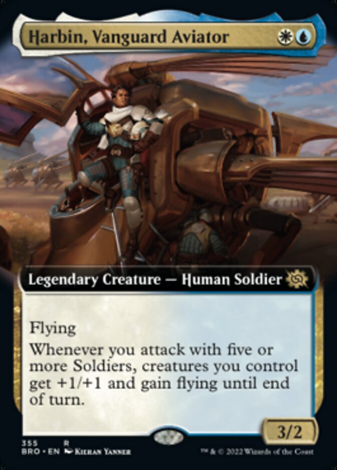 Harbin, Vanguard Aviator (Extended Art) [The Brothers' War] | Cracking-Singles