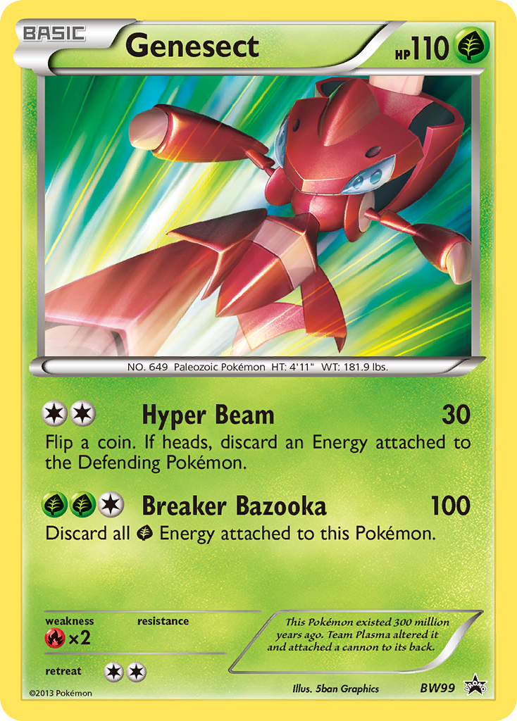 Genesect (BW99) [Black & White: Black Star Promos] | Cracking-Singles