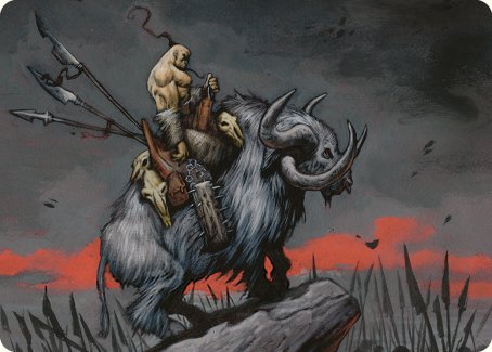 Godo, Bandit Warlord Art Card [Commander Masters Art Series] | Cracking-Singles