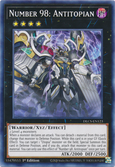 Number 98: Antitopian [DLCS-EN123] Common | Cracking-Singles