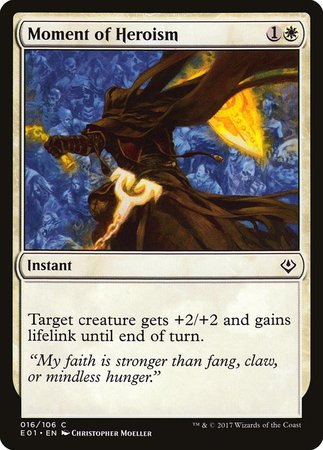 Moment of Heroism [Archenemy: Nicol Bolas] | Cracking-Singles