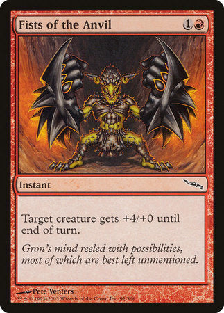 Fists of the Anvil [Mirrodin] | Cracking-Singles