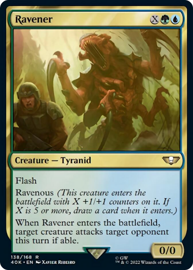 Ravener (Surge Foil) [Universes Beyond: Warhammer 40,000] | Cracking-Singles