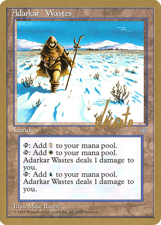 Adarkar Wastes (Michael Loconto) [Pro Tour Collector Set] | Cracking-Singles