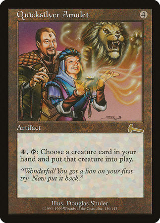 Quicksilver Amulet [Urza's Legacy] | Cracking-Singles