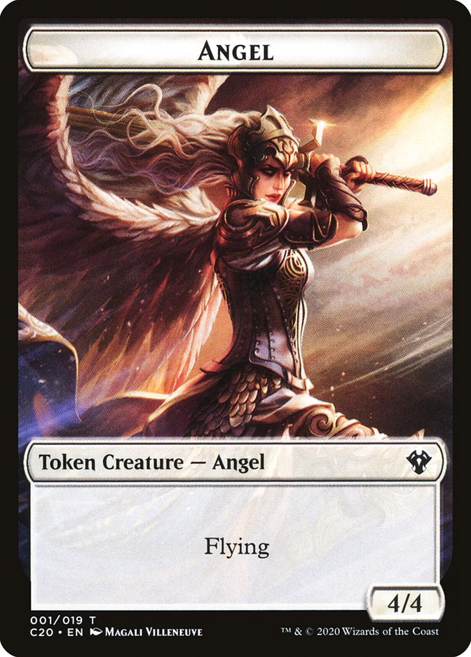 Angel // Elemental Token [Commander 2020] | Cracking-Singles