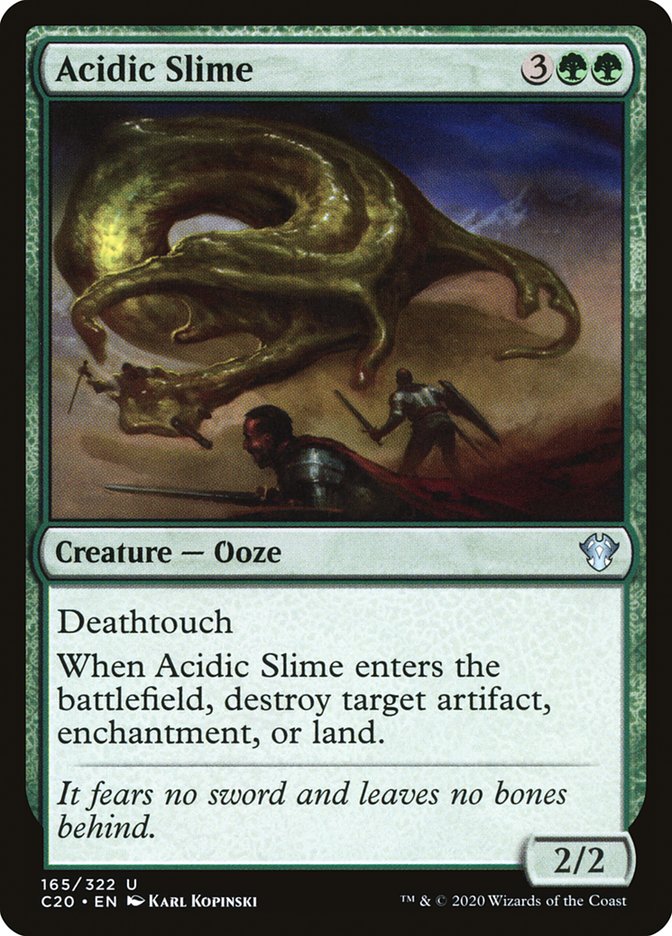 Acidic Slime [Commander 2020] | Cracking-Singles
