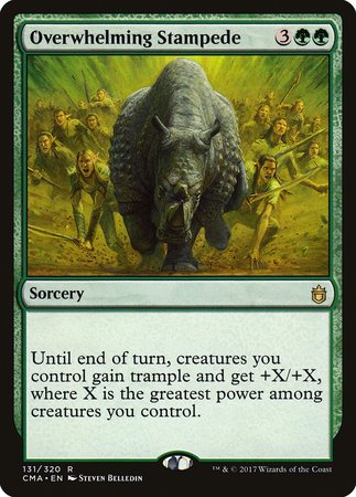 Overwhelming Stampede [Commander Anthology] | Cracking-Singles