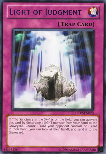 Light of Judgment (Purple) [DL12-EN020] Rare | Cracking-Singles