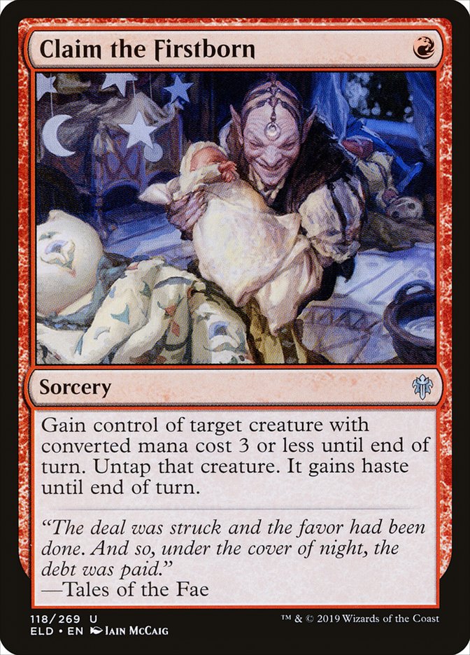 Claim the Firstborn [Throne of Eldraine] | Cracking-Singles